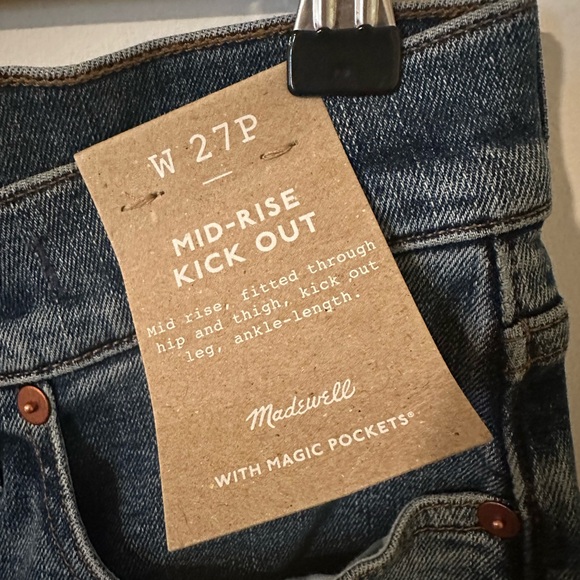 NWT Madewell Petite Jean - Picture 2 of 11